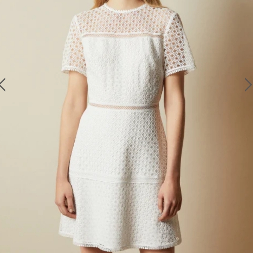 Ted Baker White Lace Dress